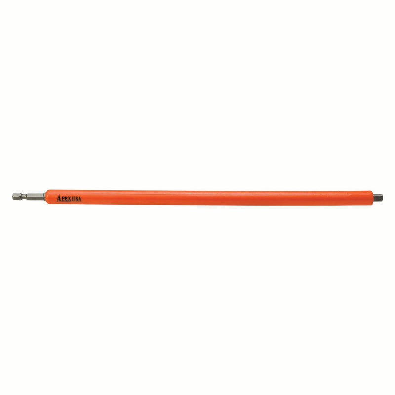 Apex NC-EX-370-8 | Power Adapter | 1/4" Male Hex Drive | 3/8" Square | Impact Rated