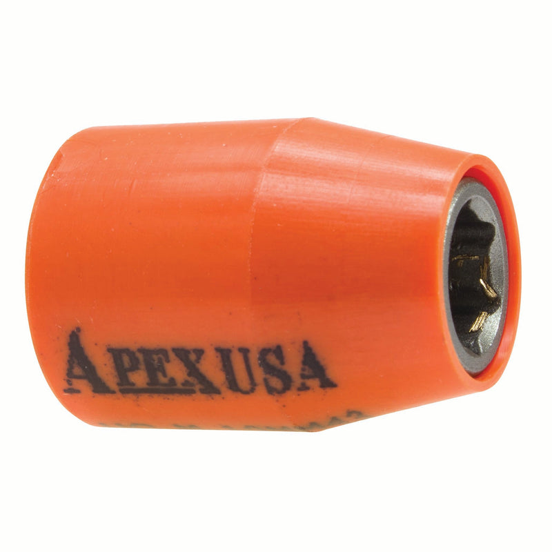 Apex UG-M-10MM43X Impact Socket, Thin Wall, Metric, 6-Point, Covered, Fixed Magnet, Hex, Fixed Magnet