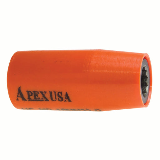 Apex UG-MB-10MM23-D, Metric Hex, 12-Point, Covered, Sliding Magnet, Long Length, 3/8" Square Drive, 10 mm Impact Socket