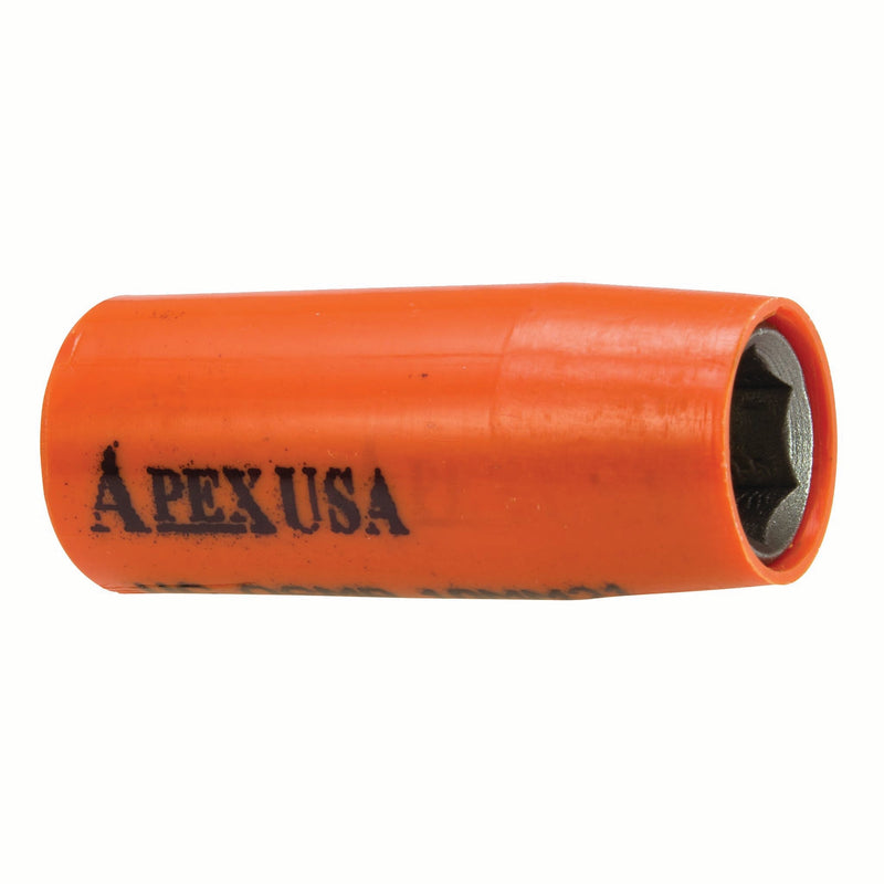 Apex UG-OSMB-10MM21, Metric Hex, 6-Point, Covered, Sliding Magnet, Long Length, 1/4" Square Drive, 10mm Hex Impact Socket