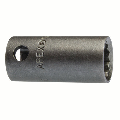 Apex VC-487-10MM-D, Metric Hex, 12-Point, Thin Wall, Clearance, Standard Length, 3/8" Square Drive, 10 mm Impact Socket