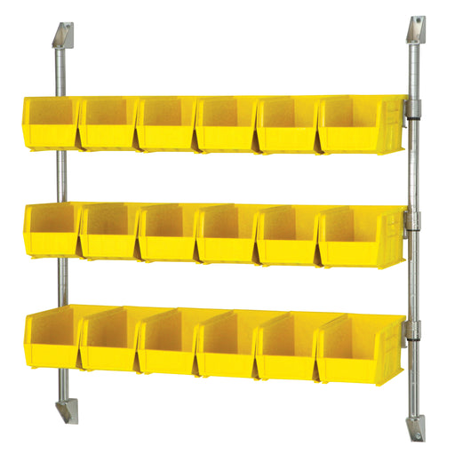 Quantum CAN-34-36BH-230YL | Cantilever Bin Holder Post Wall Mount