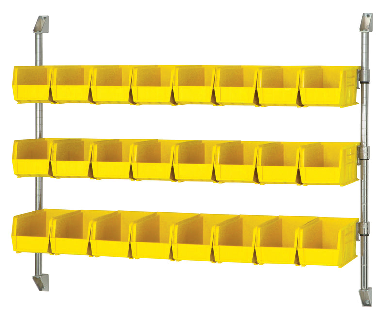 Quantum CAN-34-48BH-230YL | Cantilever Bin Holder Post Wall Mount