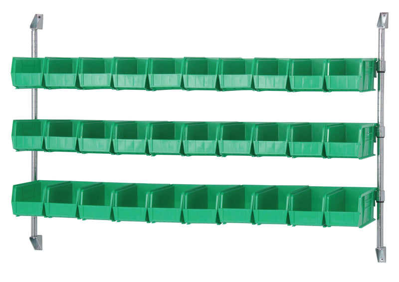 Quantum CAN-34-60BH-230GN | Cantilever Bin Holder Post Wall Mount