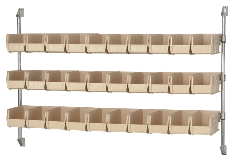 Quantum CAN-34-60BH-230IV | Cantilever Bin Holder Post Wall Mount