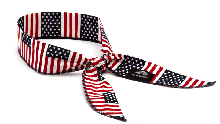 Pyramex CNB12PKFLG, Cooling Bandana American Flag