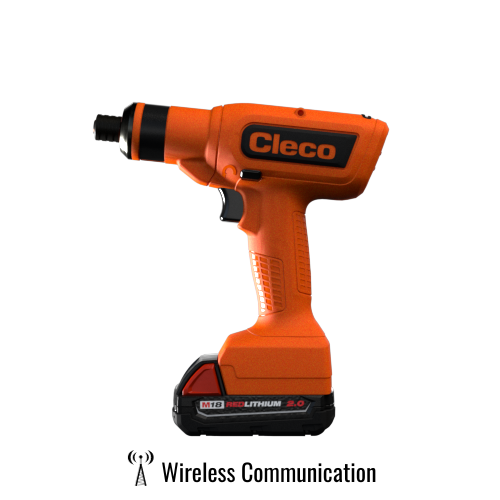 Cleco CellClutch CLBPW Pistol Screwdriver, Mechanical Clutch, Wireless Communication, Cordless