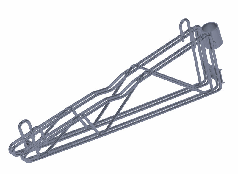 Quantum DCB18GY | Cantilever Multiple Shelf Post Wall Mount