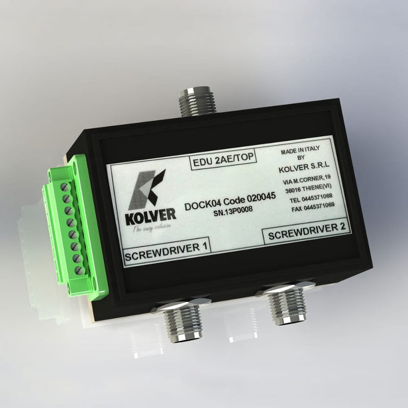 Kolver DOCK 04, Dual Output Connector — Integrated Manufacturing & Supply