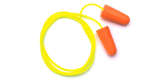 Pyramex DP1001, Earplug, Disposable, Corded, Orange (Tapered) Color, NRR 31dB/SNR 37dB Decibel Rating