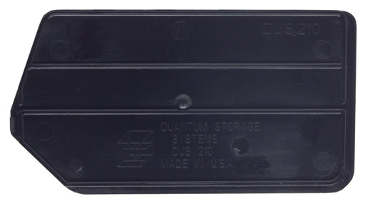 Quantum DUS210 DUS Black Bin Dividers, By Pack