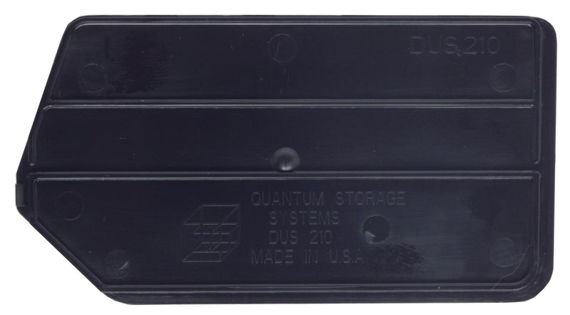 Quantum DUS210CO, DUS Black Bin Dividers, Conductive, By Pack