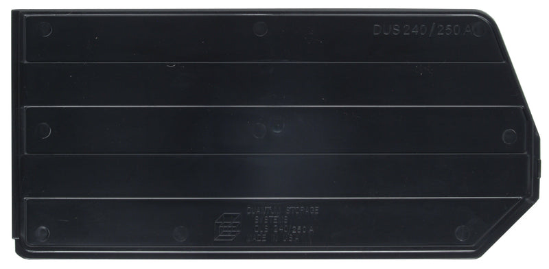Quantum DUS240CO, DUS Black Bin Dividers, Conductive, By Pack