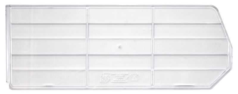Quantum DUS248CL, DUS Clear Bin Dividers, By Pack