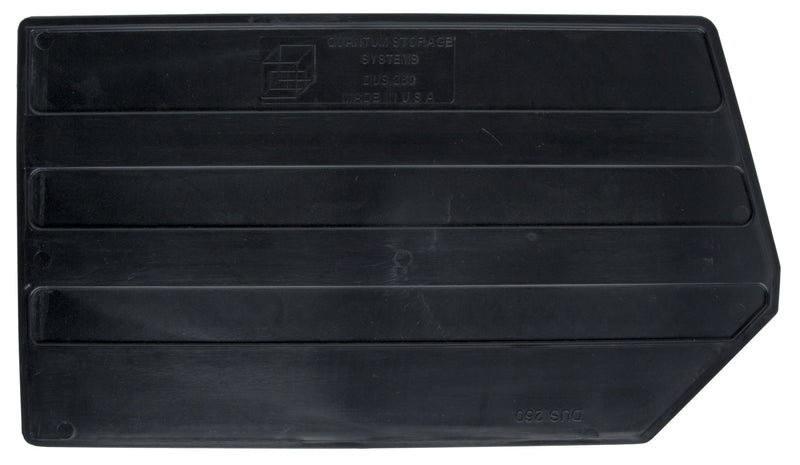 Quantum DUS260CO, DUS Black Bin Dividers, Conductive, By Pack
