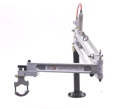 ETA EL806-RAV, Electric Folding Positioning Reaction Arm, Medium Duty, Right Angle Vertical