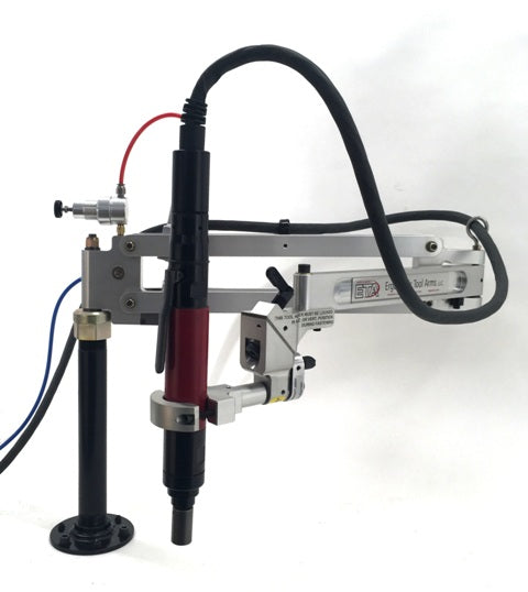 ETA EL815-IPHV, Electric Folding Positioning Reaction Arm, Heavy Duty, Inline/Pistol Horizontal and Vertical