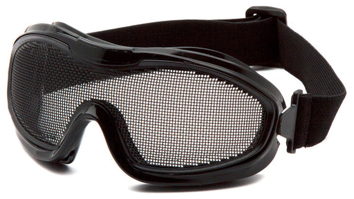 Pyramex G9WMG, Wire Mesh Goggle , Wire Mesh Lens Color, Black Frame Color