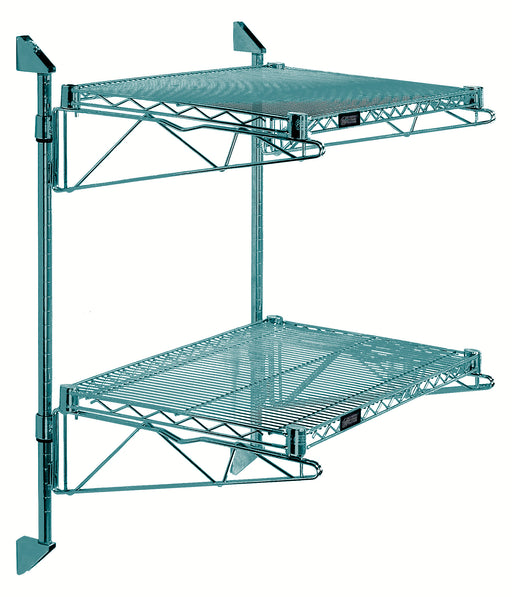 Quantum WC34-CB2442P | Cantilever Double Shelf Post Wall Mount