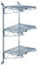 Quantum WC54-CB2442GY | Cantilever Double Shelf Post Wall Mount