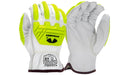 Pyramex GL3002CKBXL, GL3002CKB Glove, Goat Leather, A4 Cut, Impact, Extra Large Size