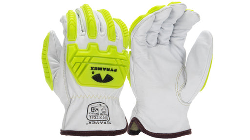 Pyramex GL3003CKBS, GL3003CKB Glove, Goat Leather, A7 Cut, Impact, Small Size