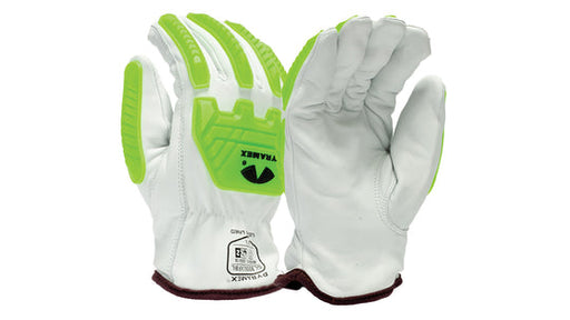 Pyramex GL3006CKFBXL, GL3006CKFB Glove, Goat Leather, A5 Cut, Impact, Extra Large Size