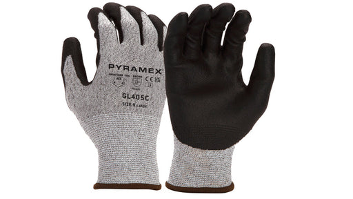 Pyramex GL405CL, GL405C Glove, Polyurethane, A2 Cut, Large Size