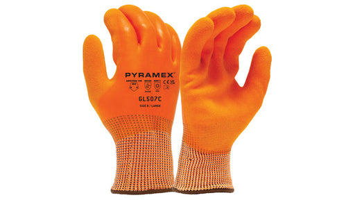 Pyramex GL507CS, GL507C Glove, Acrylic Latex, A4 Cut, Insulated, Small Size