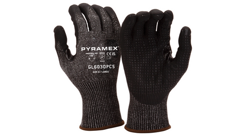 Pyramex GL603DPC5L, GL603DPC5 Glove, Micro-Foam Nitrile, Large Size