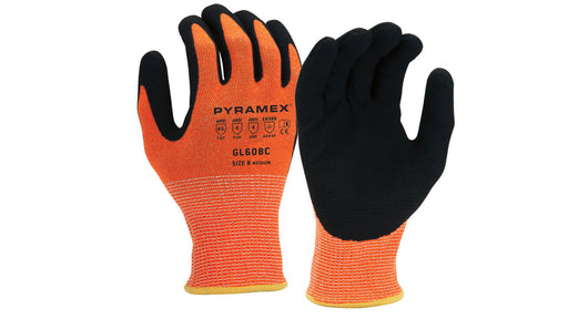 Pyramex GL608CS, GL608C Glove, Sandy Nitrile, Small Size