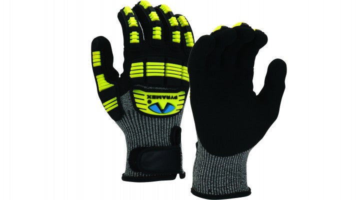 Pyramex GL610CS, GL610C Glove, Sandy Nitrile, Small Size