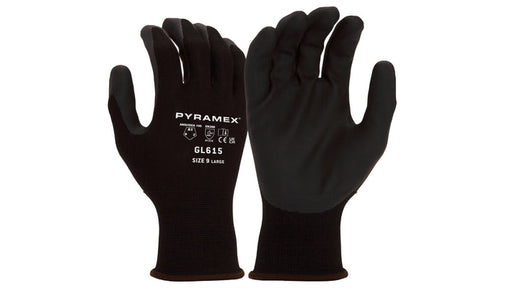 Pyramex GL615S, GL615 Glove, Micro-Foam Nitrile, Small Size, Polybag Packaging