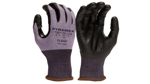 Pyramex GL620CS, GL620C Glove, Micro-Foam Nitrile, A4 Cut, Small Size