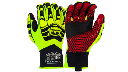 Pyramex GL807HTS, GL807HT Glove, Synthetic Leather, High Impact, Small Size, Polybag + Hang Tag Packaging