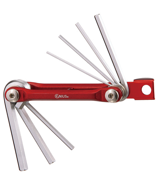 7 Piece Metric Folding Hex Key Wrench Set