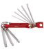 8 Piece SAE Folding Wobble Hex Key Wrench Set