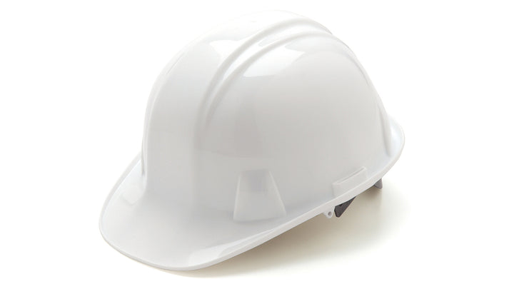 Pyramex HP14110, SL Hard Hat, White Color, 4-Point Ratchet Suspension Suspension Sytem