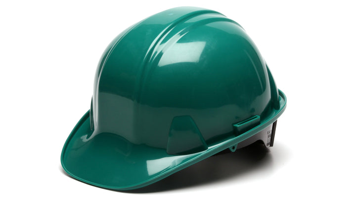 Pyramex HP14135, SL Hard Hat, Green Color, 4-Point Ratchet Suspension Suspension Sytem