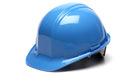 Pyramex HP14162, SL Hard Hat, Light Blue Color, 4-Point Ratchet Suspension Suspension Sytem