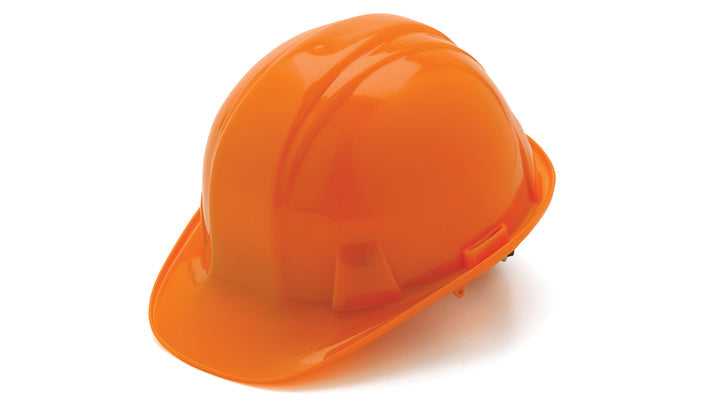 Pyramex HP14140, SL Hard Hat, Orange Color, 4-Point Ratchet Suspension Suspension Sytem