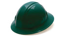 Pyramex HP24135, SL Hard Hat, Green Color, 4-Point Ratchet Suspension Suspension Sytem