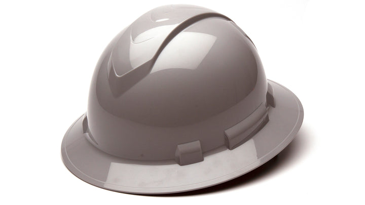 Pyramex HP54112, Ridgeline Hard Hat, Gray Color, 4-Point Ratchet Suspension Suspension Sytem