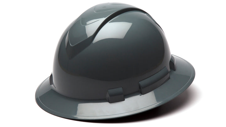 Pyramex HP54113, Ridgeline Hard Hat, Slate Gray Color, 4-Point Ratchet Suspension Suspension Sytem