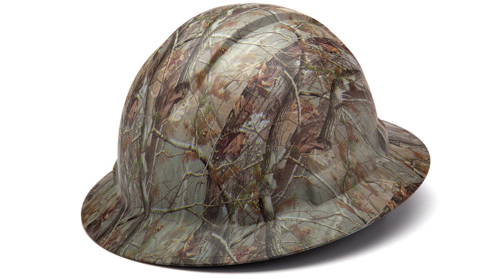 Pyramex HP54119, Ridgeline Hard Hat, Matte Camo (Hydro-Dipped) Color, 4-Point Ratchet Suspension Suspension Sytem