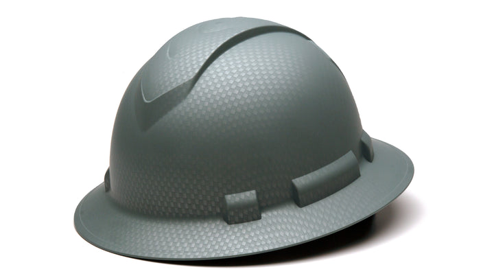 Pyramex HP54123, Ridgeline Hard Hat, Silver Graphite (Hydro-Dipped) Color, 4-Point Ratchet Suspension Suspension Sytem