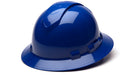 Pyramex HP54160V, Ridgeline Hard Hat, Vented, Blue Color, 4-Point Ratchet Suspension Suspension Sytem