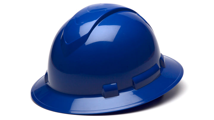 Pyramex HP54160, Ridgeline Hard Hat, Blue Color, 4-Point Ratchet Suspension Suspension Sytem