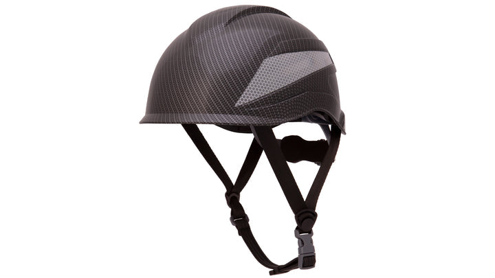 Pyramex HP76117, Ridgeline XR7 Safety Helmet, Black Graphite Color, 6-Point Ratchet Suspension Suspension Sytem