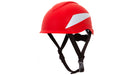 Pyramex HP76120, Ridgeline XR7 Safety Helmet, Red Color, 6-Point Ratchet Suspension Suspension Sytem